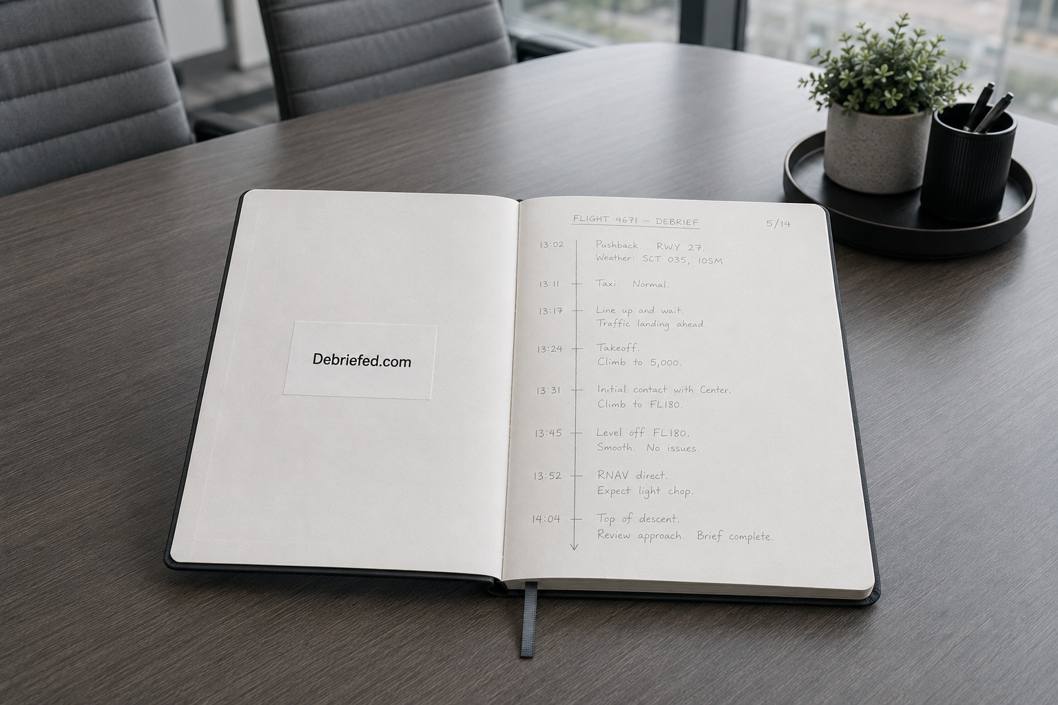 Printed review notes arranged on graphite paper